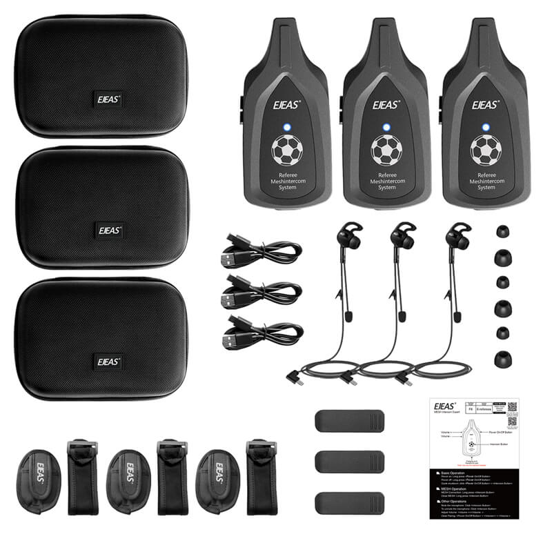 Sistema di comunicazione Mesh arbitro EJEAS F6