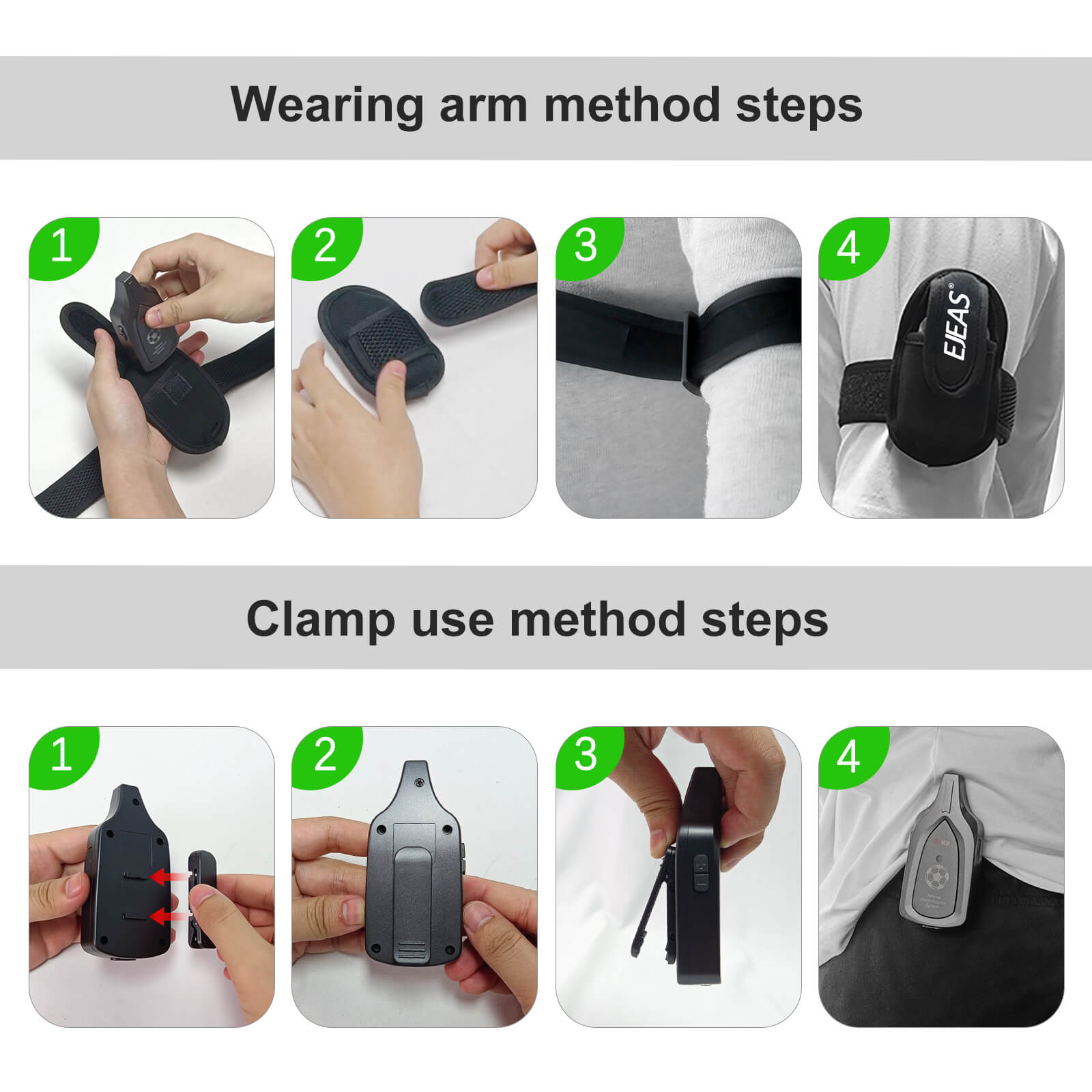EJEAS 6PCS F6 Referee Mesh Intercom With Suitcase