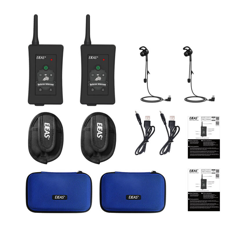 EJEAS FBIM 2PCS Referee Bluetooth Intercom