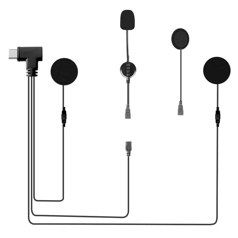 HIFI-M4_Type-C Headphone Accessories for Motorcycle Intercom K1/MS8/MS20