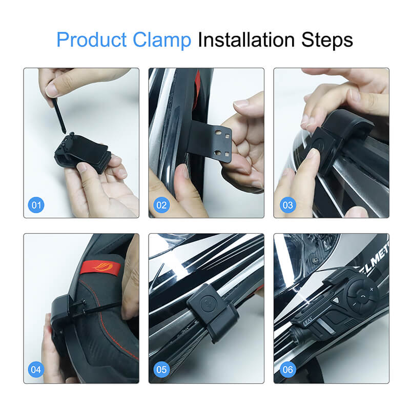 EJEAS K1, K1PRO, K1PRO _ 2-en-1 motocicleta intercomunicador de malla auriculares y casco grabadora