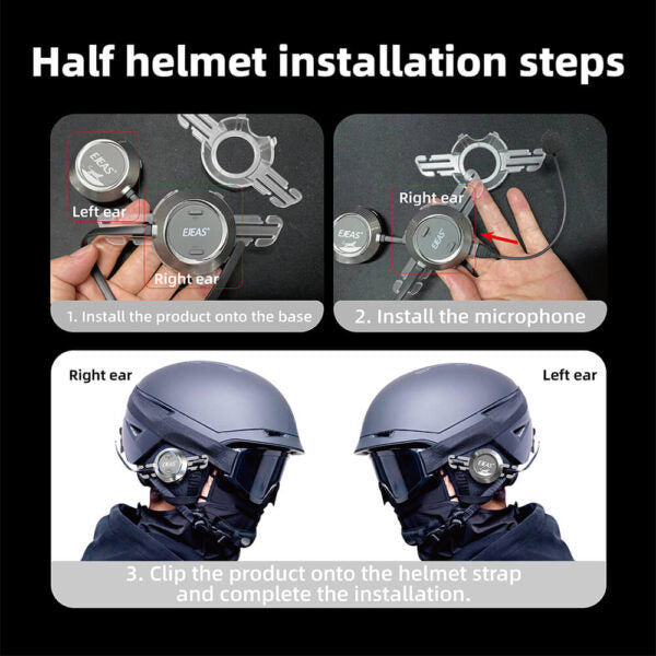 EJEAS S2 Snow Leopard Ski Helmet Music Mesh Intercom