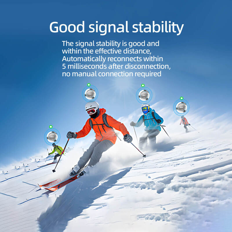 Système de communication en maille d'interphone pour casque de ski EJEAS S2