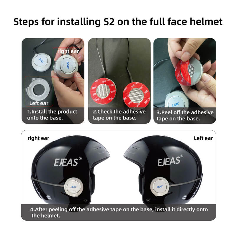EJEAS S2 Ski Communication System Helmet Clip