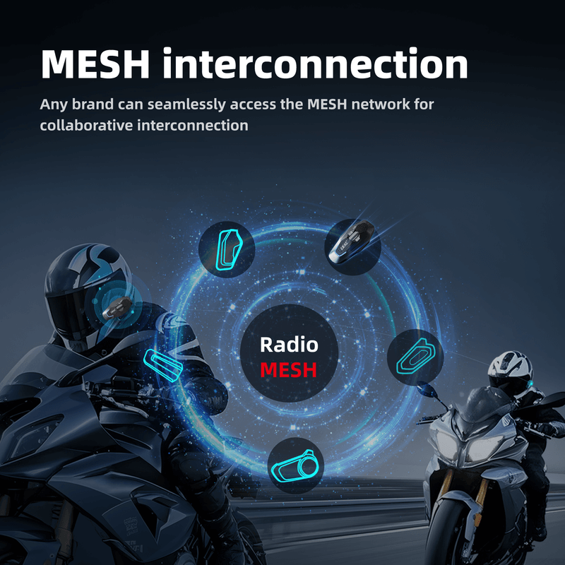 EJEAS X10 Plus New MESH+5G Motorcycle Helmet Intercom System
