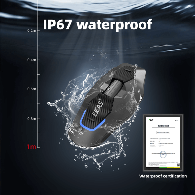 EJEAS X10 Plus New MESH+5G Motorcycle Helmet Intercom System