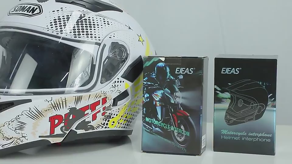 EJEAS V4 Plus Motorrad-Bluetooth-Gegensprechanlage