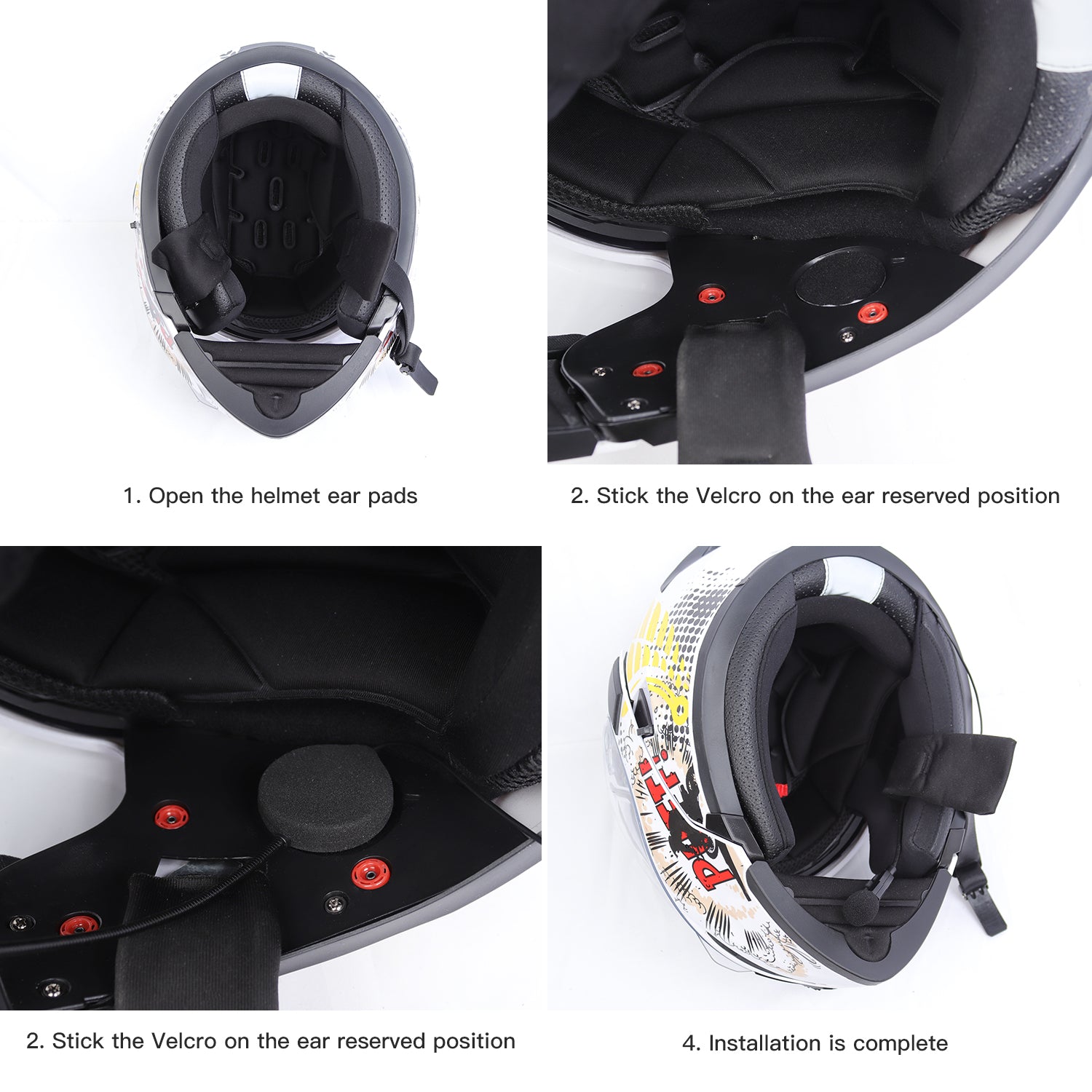 EJEAS E1+ Helm-Bluetooth-Headset