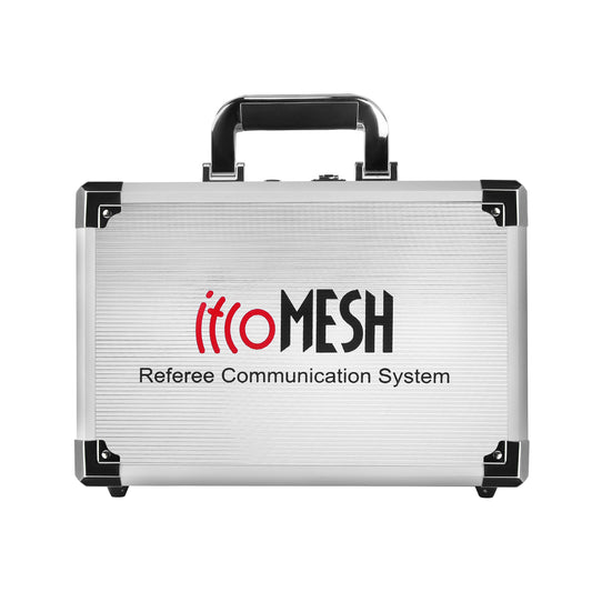Schiedsrichterspezifischer tragbarer Mesh-Intercom-Koffer für EJEAS F6