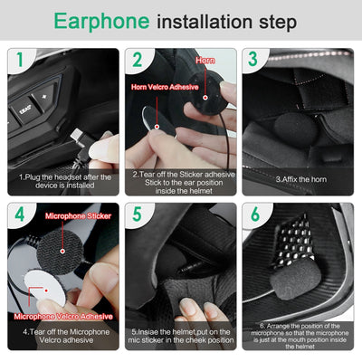 EJEAS MS20 Motorcycle Helmet Mesh Intercom