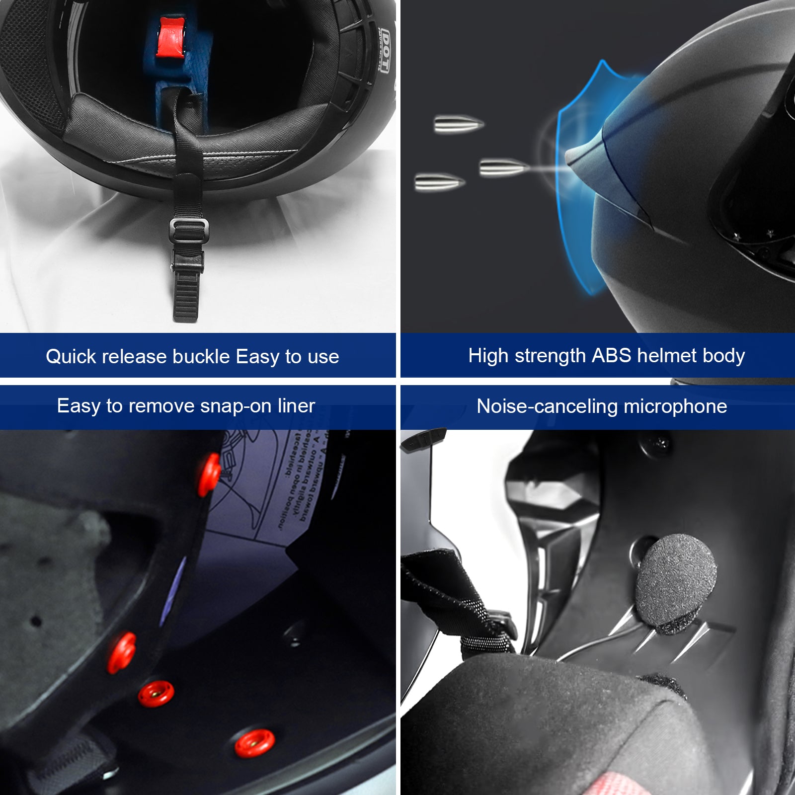 Casque de moto intelligent EJEAS AiH1