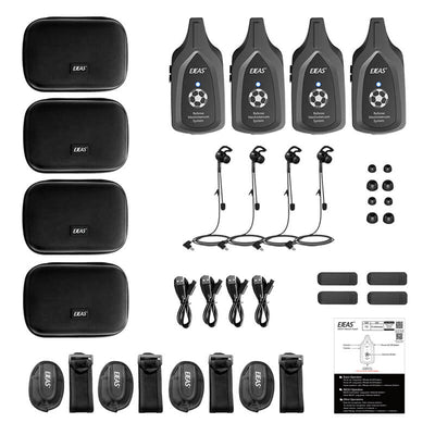 Sistema de comunicação de malha de árbitro EJEAS F6