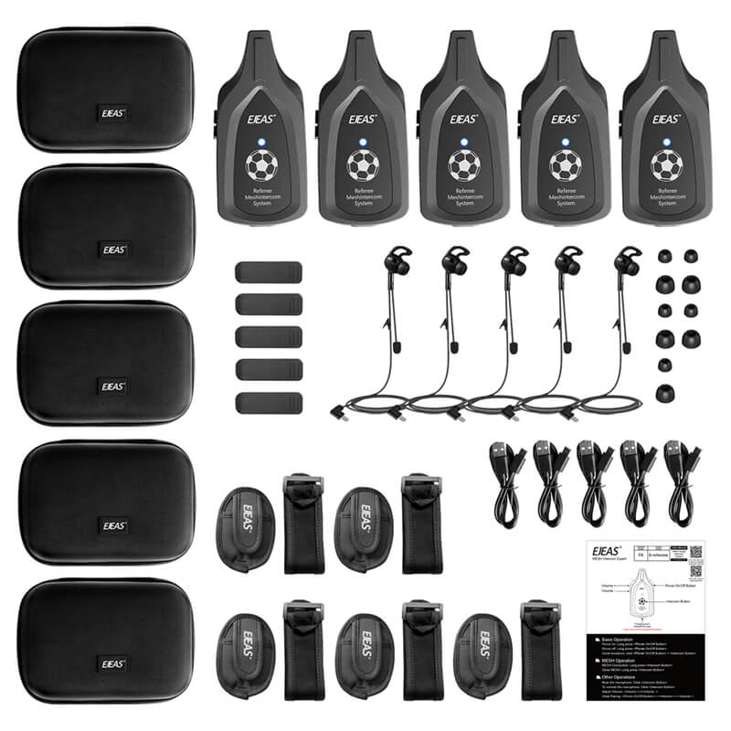 Sistema di comunicazione Mesh arbitro EJEAS F6
