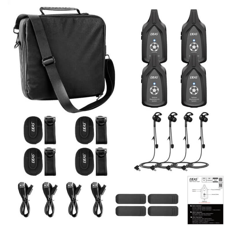 Sistema di comunicazione Mesh arbitro EJEAS F6