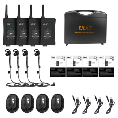 EJEAS 4PCS FBIM Árbitro Intercomunicador