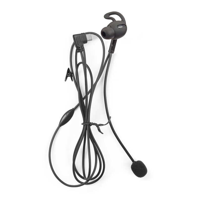 HIFI-R4_Type-C Interface with PTT In-ear Earphone for V6C/V4C/FBIM(New Version)