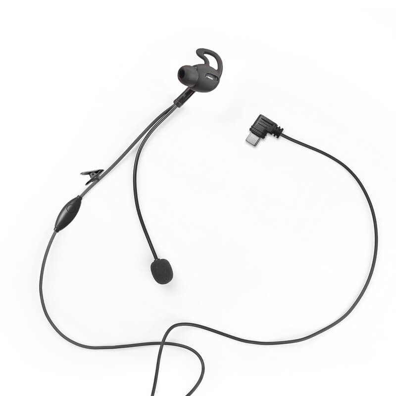HIFI-R4_Type-C Interface with PTT In-ear Earphone for V6C/V4C/FBIM(New Version)