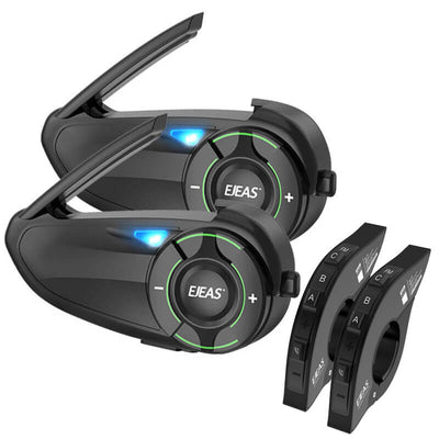 EJEAS Q8 Motorcycle Helmet Mesh Intercom Headset