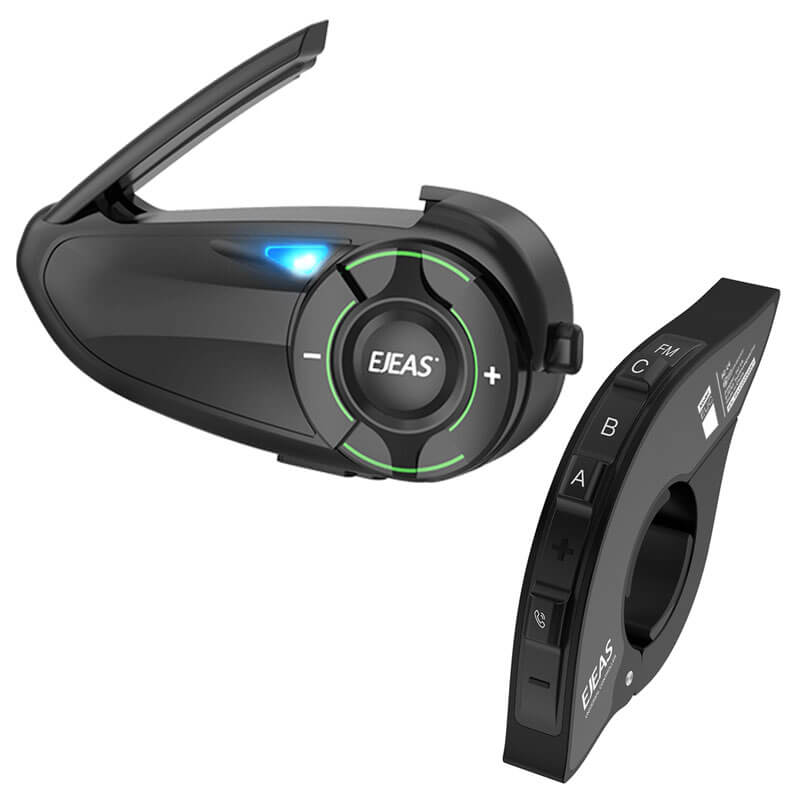 EJEAS Q8 casque de moto casque d'interphone en maille