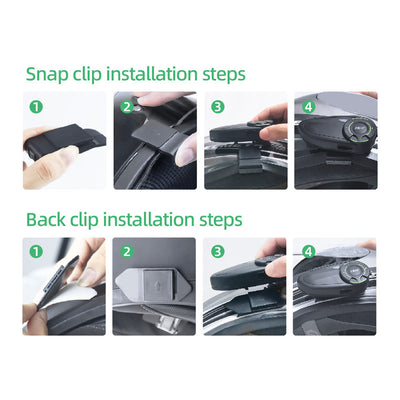 EJEAS Q8 Motorcycle Helmet Mesh Intercom Headset