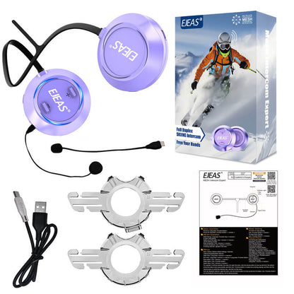 EJEAS S2 Ski Helmet Intercom Mesh Communication System