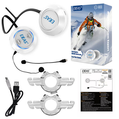 EJEAS S2 Ski Helmet Intercom Mesh Communication System