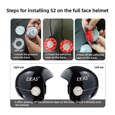 EJEAS S2 Ski Communication System Helmet Clip