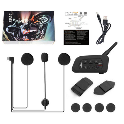 Intercomunicador Bluetooth para motocicleta EJEAS V4 Plus