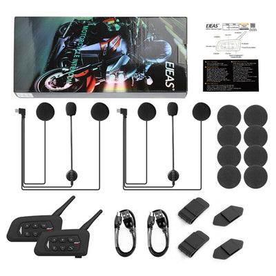 Intercomunicador Bluetooth para motocicleta EJEAS V4 Plus