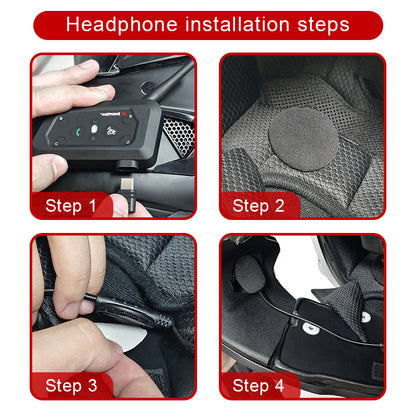 Interfono Bluetooth per casco moto Vnetphone V6