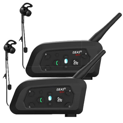 EJEAS V6C 2PCS Árbitro Bluetooth Intercomunicador