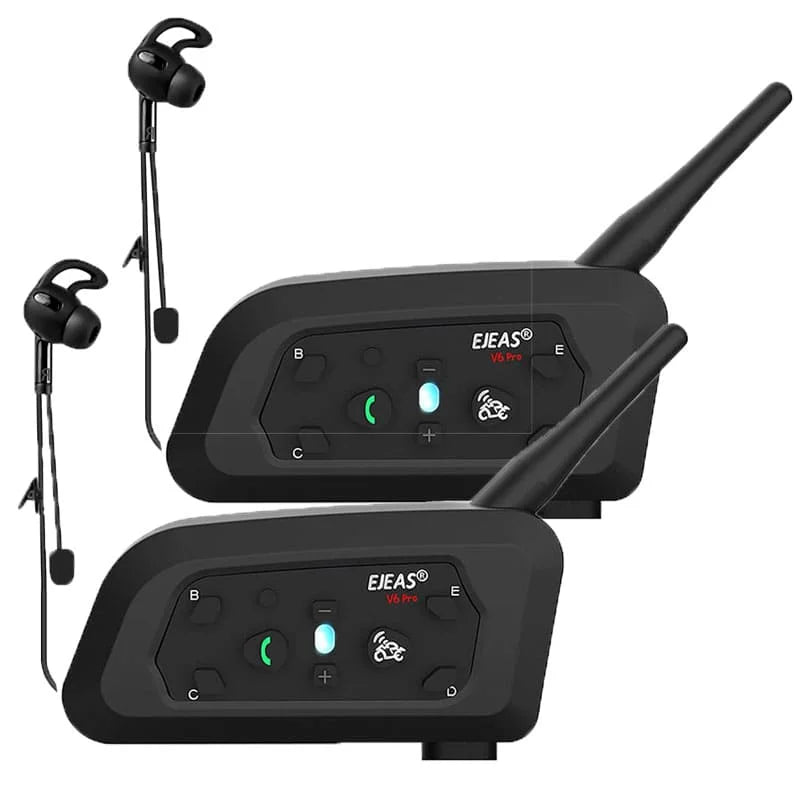 EJEAS V6C 2PCS Referee Bluetooth Intercom
