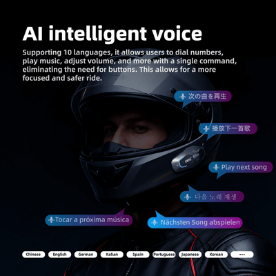 EJEAS X10 Plus New MESH+5G Motorcycle Helmet Intercom System