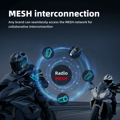 EJEAS X10 Plus New MESH+5G Motorcycle Helmet Intercom System