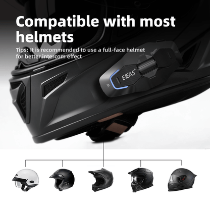EJEAS X10 Plus New MESH+5G Motorcycle Helmet Intercom System