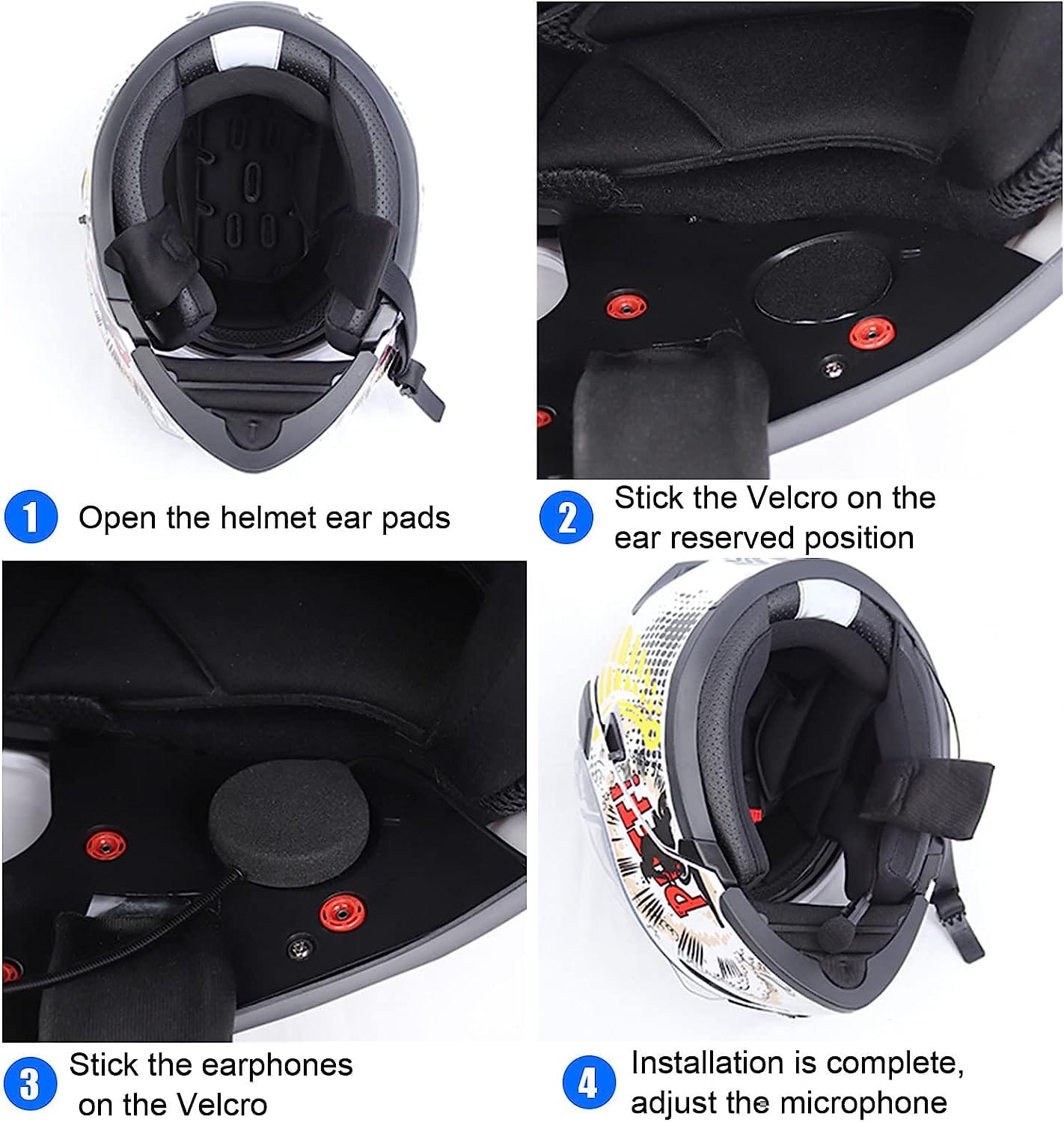 EJEAS E1+ Helm-Bluetooth-Headset