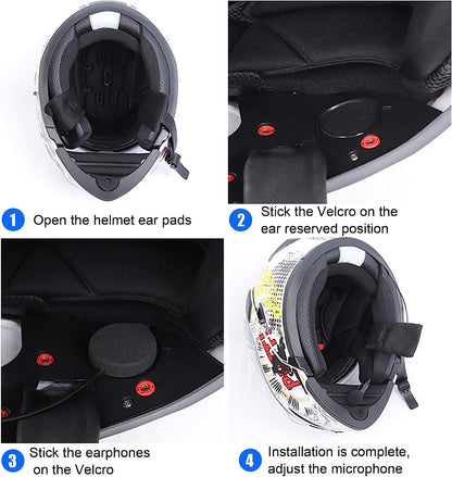 EJEAS E1+ Helm-Bluetooth-Headset