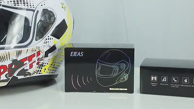 EJEAS Q7 Motorcycle Helmet Bluetooth Intercom Headset