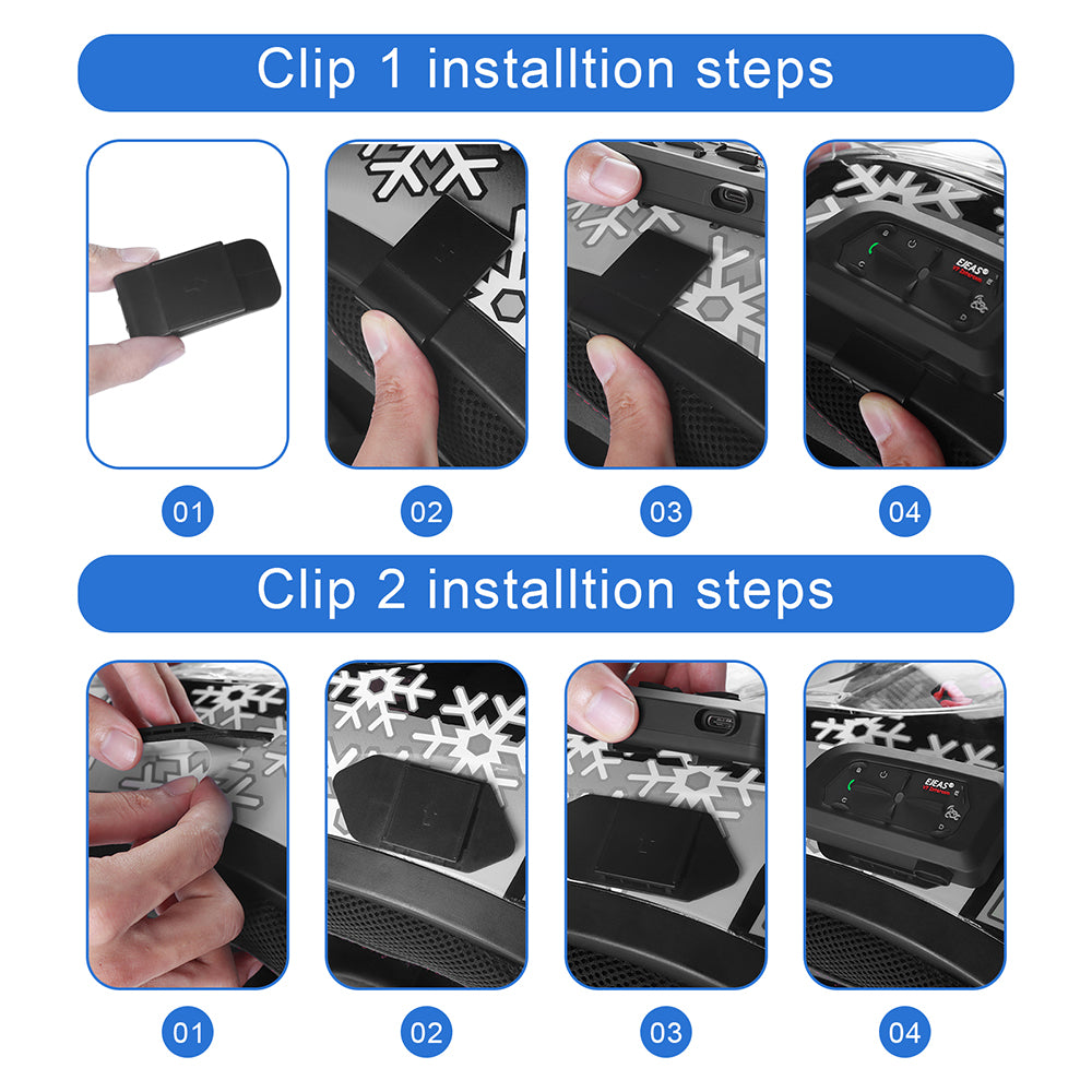EJEAS V7 Bluetooth Intercom With EUC