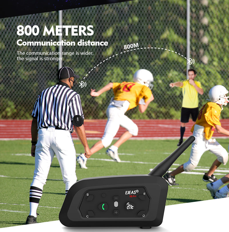 EJEAS V6C 2PCS Referee Bluetooth Intercom