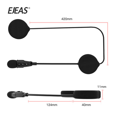 Fone de ouvido Bluetooth para capacete EJEAS E1+