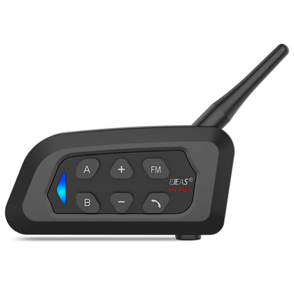 Intercomunicador Bluetooth para motocicleta EJEAS V4 Plus com EUC