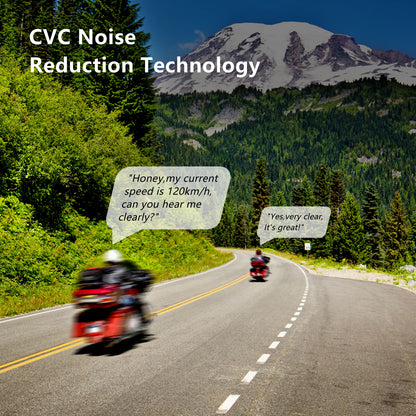 EJEAS V4 Plus Motorcycle Bluetooth Intercom with EUC