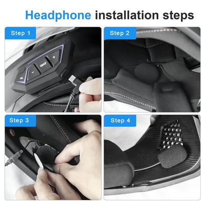 EJEAS MS8 Motorcycle Mesh Intercom
