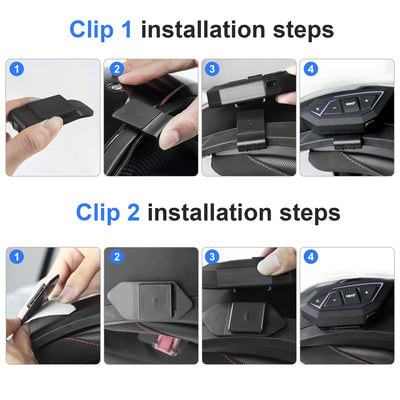 EJEAS MS8 2PCS Motorcycle Mesh Intercom with Remote