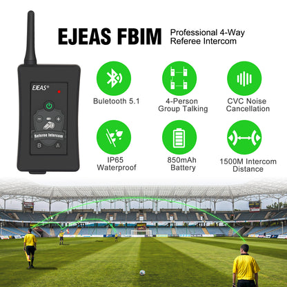 Citofono arbitro EJEAS 4PCS FBIM