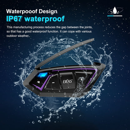 EJEAS MS8 Double Pack Mesh Intercom