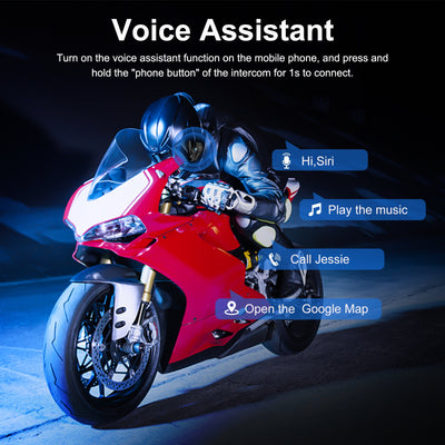 Intercomunicador Bluetooth para motocicleta EJEAS Q2