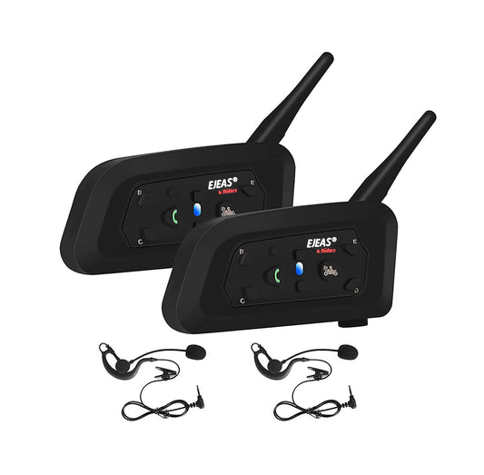 EJEAS V6C 2PCS Árbitro Bluetooth Intercomunicador