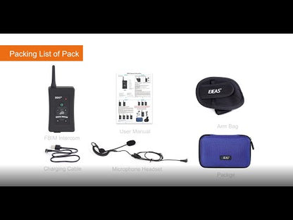 EJEAS FBIM 2PCS Referee Bluetooth Intercom